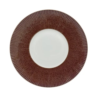 Jaune de Chrome, Red Granite, Dessert plate