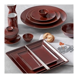 Jaune de Chrome, Red Granite, Sake jug, large