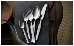 Robbe & Berking, Metropolitan cutlery, silver plated, 5 - piece set menübesteck