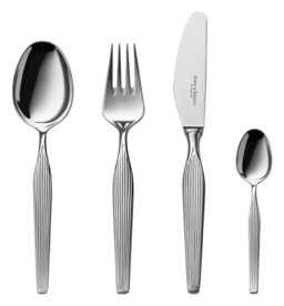 Robbe & Berking, Metropolitan cutlery, silver plated, 4 - piece set menübesteck