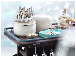 Robbe & Berking, Metropolitan cutlery, silver plated, The box - creme metropolitan