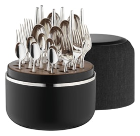 Robbe & Berking, Metropolitan cutlery, silver plated, The box metropolitan