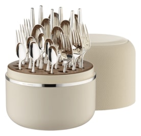 Robbe & Berking, Metropolitan cutlery, silver plated, The box - creme metropolitan