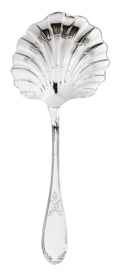 Ercuis, Lauriers cutlery, silver plated, Strawberry ladle