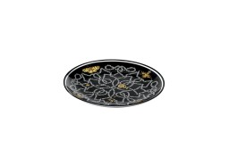 Ginori 1735, Arcadia, Dessert plate black , set of 2