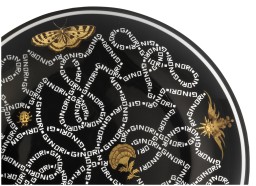 Ginori 1735, Arcadia, Dessert plate black , set of 2