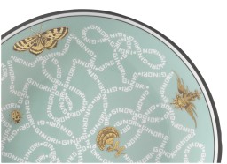 Ginori 1735, Arcadia, Dessert plate aquamarine, set of 2