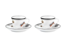 Ginori 1735, Arcadia, Coffee set for 2