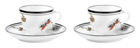 Ginori 1735, Arcadia, Coffee set for 2