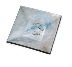 Daum, Cavalcade, Blue grey cavalcade tray