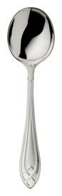 Robbe & Berking, Arcade cutlery, silver plated, Cream spoon (broth spoon)