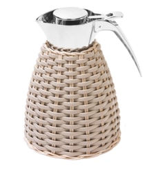 Pigment France, Leather & rattan carafes, Vincennes carafe 1 l