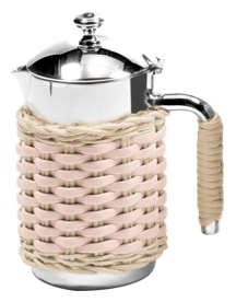 Pigment France, Leather & rattan carafes, Rennes carafe 0.3 l