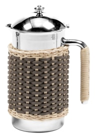 Pigment France, Leather & rattan carafes, Rennes carafe 1.2 l