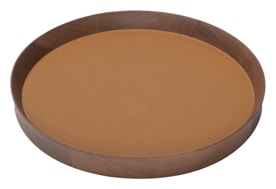 Poltrona Frau, Trays collection, Round tray small, orange