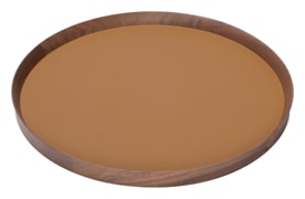 Poltrona Frau, Trays collection, Round tray large, orange