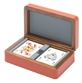 Poltrona Frau, Games collection, Cards wooden box