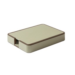 Poltrona Frau, Desk sets, A4 paper tray, dusty green
