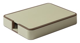 Poltrona Frau, Desk sets, A4 paper tray, dusty green