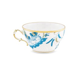 Ginori 1735, Oro Di Doccia, Tea cup turquoise, set of 2
