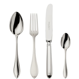 Robbe & Berking, Navette cutlery, sterling silver, 4-piece children set