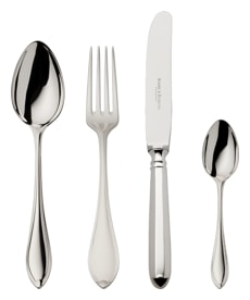 Robbe & Berking, Navette cutlery, sterling silver, 4-piece children set