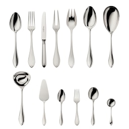 Robbe & Berking, Navette cutlery, sterling silver, 69-piece set