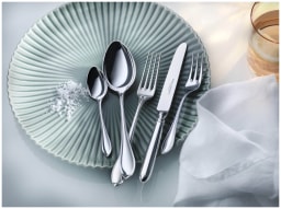 Robbe & Berking, Navette cutlery, sterling silver, 5-piece place setting