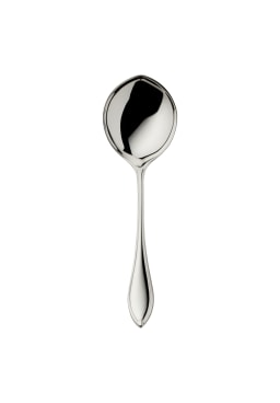 Robbe & Berking, Navette cutlery, sterling silver, Salad serving spoon