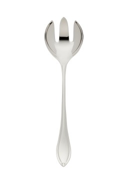 Robbe & Berking, Navette cutlery, sterling silver, Salad serving fork, large