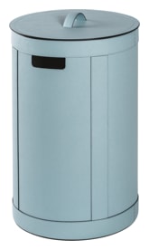 Giobagnara, Round storage baskets, Tall storage basket with handles and lid