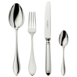 Robbe & Berking, Navette cutlery, silver plated, 24-piece set