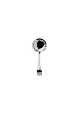 Robbe & Berking, Navette cutlery, silver plated, Cream spoon bent