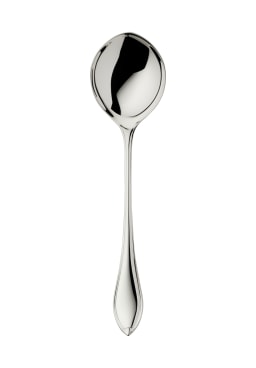 Robbe & Berking, Navette cutlery, silver plated, Compote/salad serving spoon, large