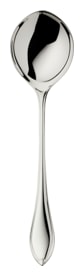 Robbe & Berking, Navette cutlery, silver plated, Compote/salad serving spoon, large