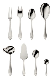 Robbe & Berking, Arcade cutlery, silver plated, 9 - piece set