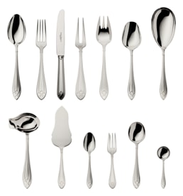 Robbe & Berking, Arcade cutlery, silver plated, 69-piece set