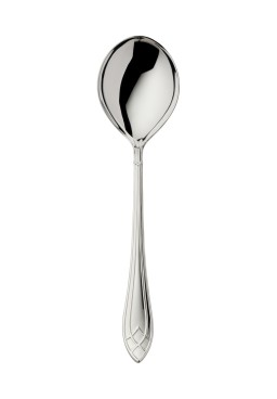Robbe & Berking, Arcade cutlery, silver plated, Compote / salad serving spoon, large