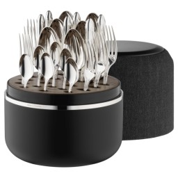 Robbe & Berking, Arcade cutlery, silver plated, 24-piece set