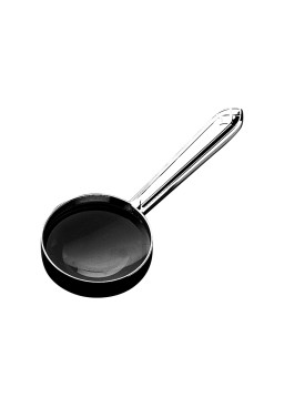 Robbe & Berking, Arcade cutlery, sterling silver, Magnifying glass without gilding