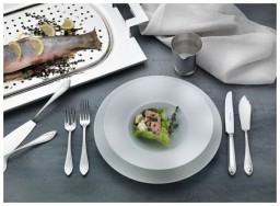 Robbe & Berking, Arcade cutlery, silver plated, 24-piece set