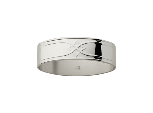 Robbe & Berking, Arcade cutlery, sterling silver, Table napkin ring