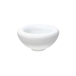 J.L Coquet, Hémisphère White Satin, Bubble bowl