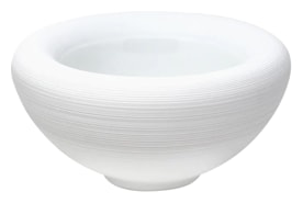 J.L Coquet, Hémisphère White Satin, Bubble bowl