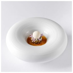 J.L Coquet, Hémisphère White Satin, Bubble bowl