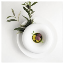 J.L Coquet, Hémisphère White Satin, Coffee saucer, extra