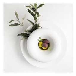 J.L Coquet, Hémisphère White Satin, Coffee saucer