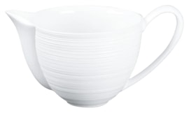 J.L Coquet, Hémisphère White Satin, Creamer, large, with handle