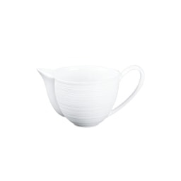 J.L Coquet, Hémisphère White Satin, Creamer, small, with handle