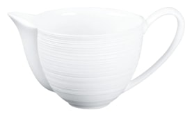 J.L Coquet, Hémisphère White Satin, Creamer, small, with handle
